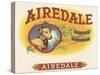 Airedale-Art Of The Cigar-Stretched Canvas