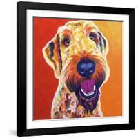 Airedoodle - Hank-Dawgart-Framed Giclee Print