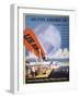 Airline Poster, 1933-null-Framed Giclee Print