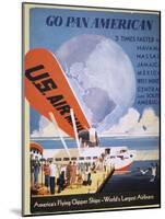 Airline Poster, 1933-null-Mounted Giclee Print