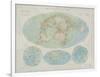 Airline Routes of the World-The Vintage Collection-Framed Giclee Print