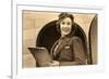 Airline Stewardess-null-Framed Art Print