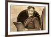 Airline Stewardess-null-Framed Art Print