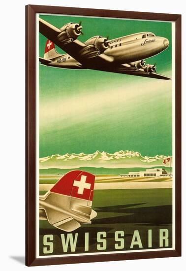 Airline Travel Poster-null-Framed Art Print