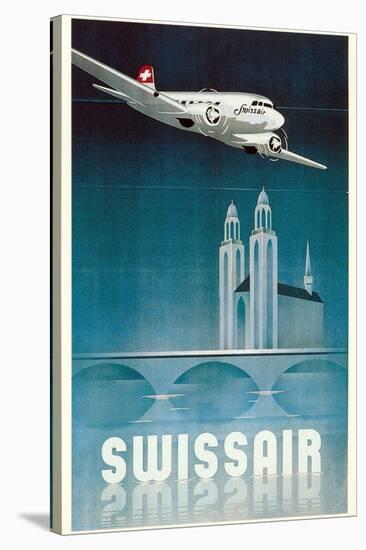 Airline Travel Poster-null-Stretched Canvas