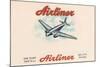 Airliner Brand Cigars-null-Mounted Art Print