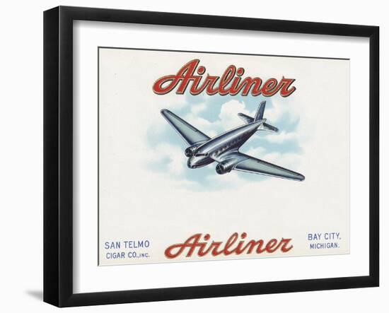 Airliner-Art Of The Cigar-Framed Giclee Print