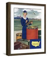 Airlines, USA-null-Framed Giclee Print