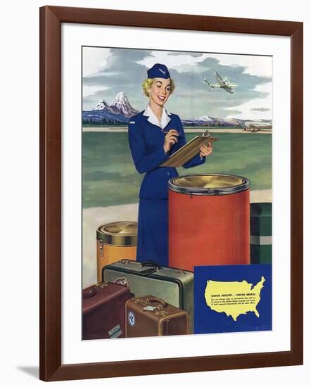 Airlines, USA-null-Framed Giclee Print