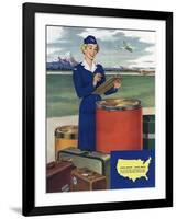 Airlines, USA-null-Framed Giclee Print