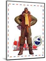 "Airmail Pilot,"December 8, 1934-John E. Sheridan-Mounted Giclee Print