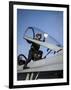 Airman Cleans the Canopy of an F-A-18C Hornet-null-Framed Photographic Print