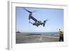 Airman Directs the Take-Off an MV-22 Osprey-null-Framed Photographic Print