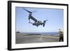 Airman Directs the Take-Off an MV-22 Osprey-null-Framed Photographic Print