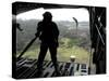 Airman Watches a Practice Bundle Fall from a C-17 Globemaster Iii-Stocktrek Images-Stretched Canvas