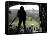 Airman Watches a Practice Bundle Fall from a C-17 Globemaster Iii-Stocktrek Images-Framed Stretched Canvas