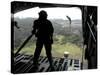 Airman Watches a Practice Bundle Fall from a C-17 Globemaster Iii-Stocktrek Images-Stretched Canvas