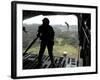 Airman Watches a Practice Bundle Fall from a C-17 Globemaster Iii-Stocktrek Images-Framed Photographic Print