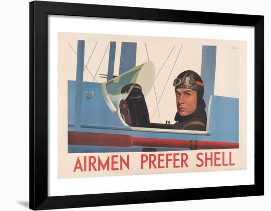 Airmen Prefer Shell-null-Framed Art Print