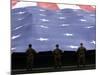 Airmen Present the American Flag During the National Anthem-Stocktrek Images-Mounted Photographic Print