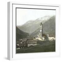 Airolo (Switzerland), Panorama-Leon, Levy et Fils-Framed Photographic Print