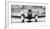 Airplaine taking off-Gasoline Images-Framed Art Print