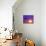 Airplane at Sunset-Mitch Diamond-Stretched Canvas displayed on a wall