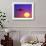 Airplane at Sunset-Mitch Diamond-Framed Photographic Print displayed on a wall