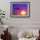 Airplane at Sunset-Mitch Diamond-Framed Photographic Print displayed on a wall