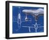 Airplane Blueprint 2-Carole Stevens-Framed Art Print