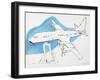 Airplane, C. 1959-Andy Warhol-Framed Giclee Print