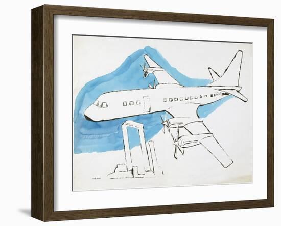 Airplane, c. 1959-Andy Warhol-Framed Art Print