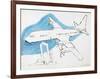 Airplane, c. 1959-Andy Warhol-Framed Art Print