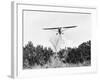 Airplane Dropping Cloud of Mosquito Insecticide-null-Framed Photographic Print