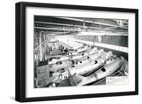 Airplane Factory-null-Framed Art Print