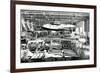 Airplane Factory-null-Framed Art Print