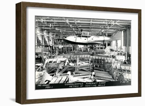 Airplane Factory-null-Framed Art Print