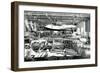 Airplane Factory-null-Framed Art Print