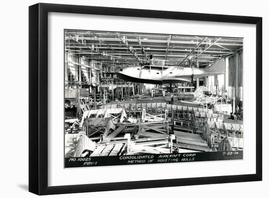 Airplane Factory-null-Framed Art Print