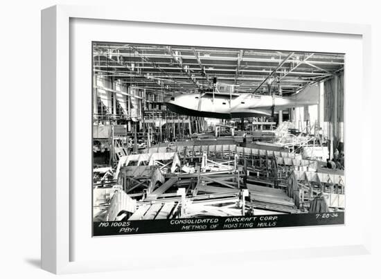 Airplane Factory-null-Framed Art Print