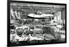 Airplane Factory-null-Framed Art Print