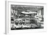 Airplane Factory-null-Framed Art Print