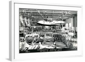 Airplane Factory-null-Framed Art Print