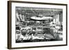 Airplane Factory-null-Framed Art Print