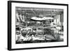 Airplane Factory-null-Framed Art Print