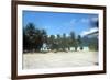 Airplane in Tropical Island-XavierMarchant-Framed Photographic Print