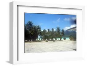 Airplane in Tropical Island-XavierMarchant-Framed Photographic Print