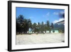 Airplane in Tropical Island-XavierMarchant-Framed Photographic Print