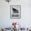 Airplane on Battleship Deck with American Flag in Foreground, World War II-null-Framed Photo displayed on a wall