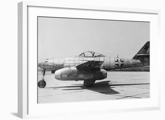 Airplane on Runway-null-Framed Photographic Print